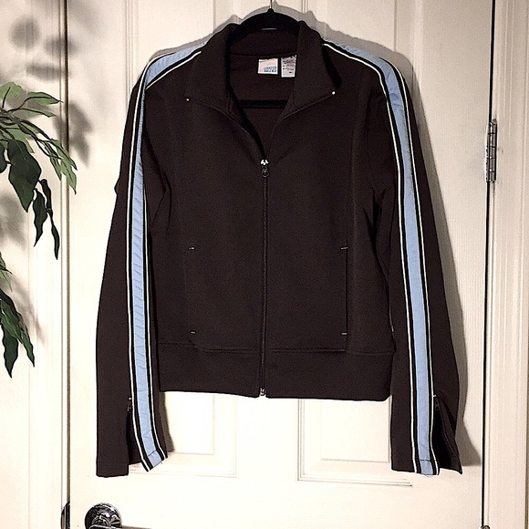 Counter Culture Jackets & Blazers - NWOT💗Dark brown Ladies jacket w/blue trim